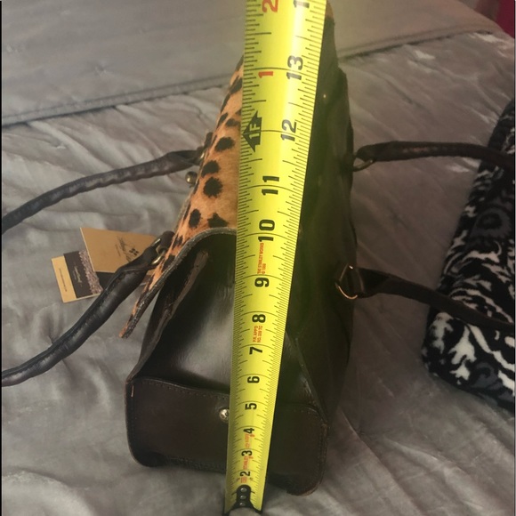 Patricia Nash Leopard Haircalf purse - Picture 11 of 13